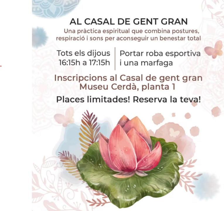 Al Casal de la Gent Gran Taller Kriya