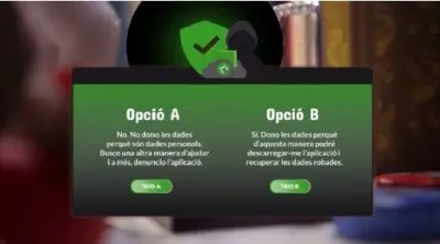 Joc interactiu - Tu tries