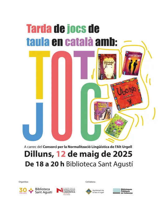 tarda de jocs de taula Biblio Agustí