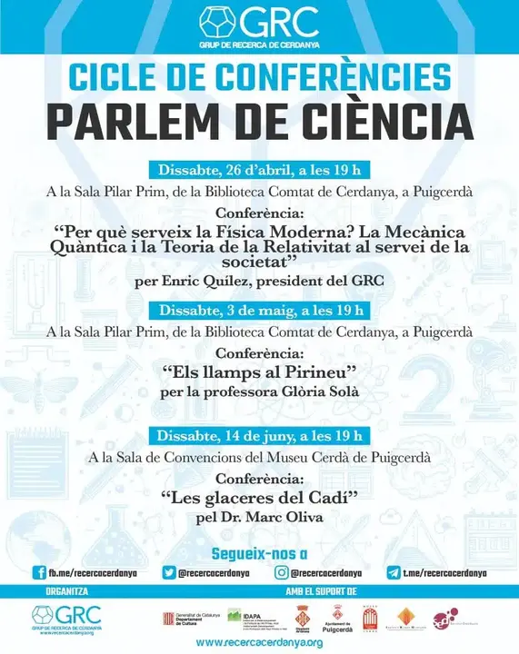 les glaceres del cadi parlem de ciència