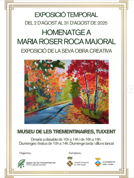 Exposició Maria Roser Roca a Tuixent