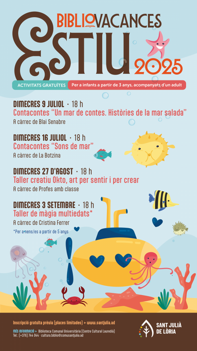 Bibliovancances Sant Julià de Lòria