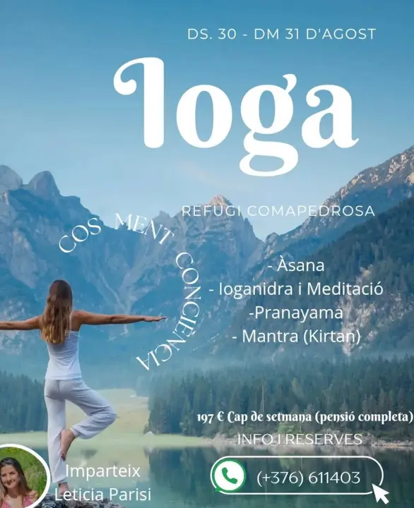 Ioga al Refugi de Comapedrosa - La Massana