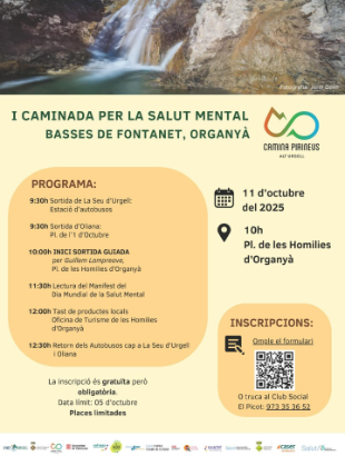 Camina Pirineus Organyà