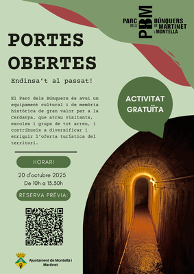 Portes obertes búnquer Martinet