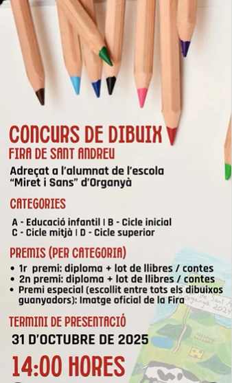 Concurs dibuix Organya