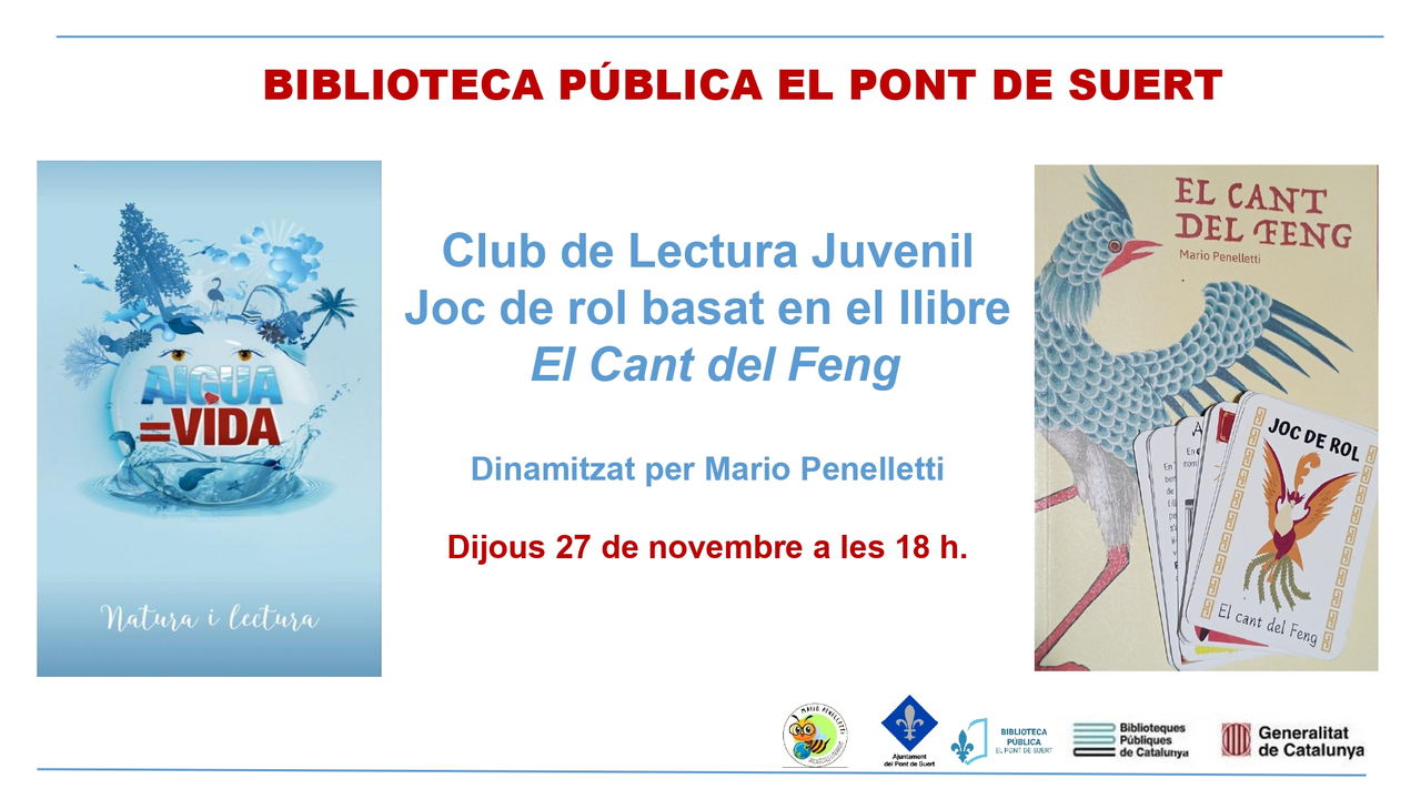 CARTELL el cant del feng_Club de lectura_obert