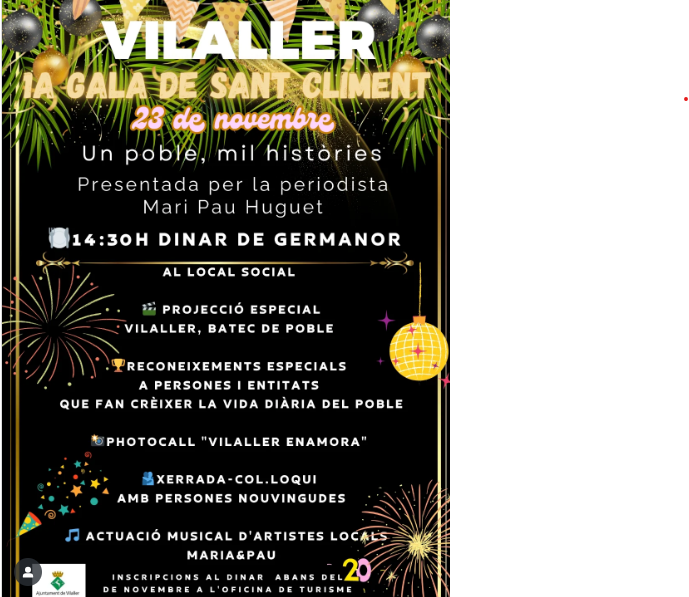 Gala Sant climent Vilaller