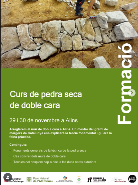 Curs Pedra Seca Alins -Sobirà