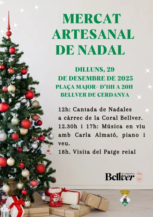 Mercat artesanal de nadal Bellver 2025