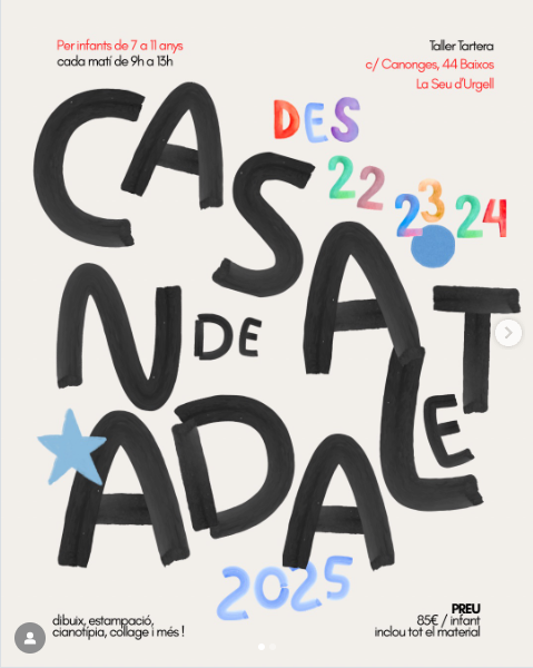 Casalet de Nadal Tartera