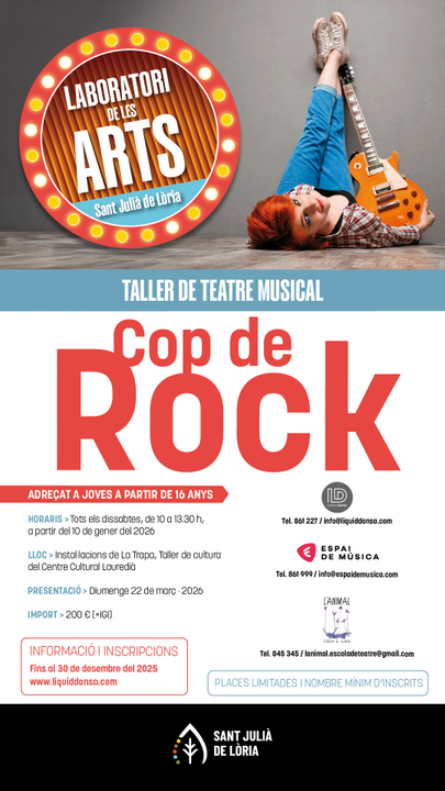 Taller teatral Cop de Rock Sant Juli&agrave;