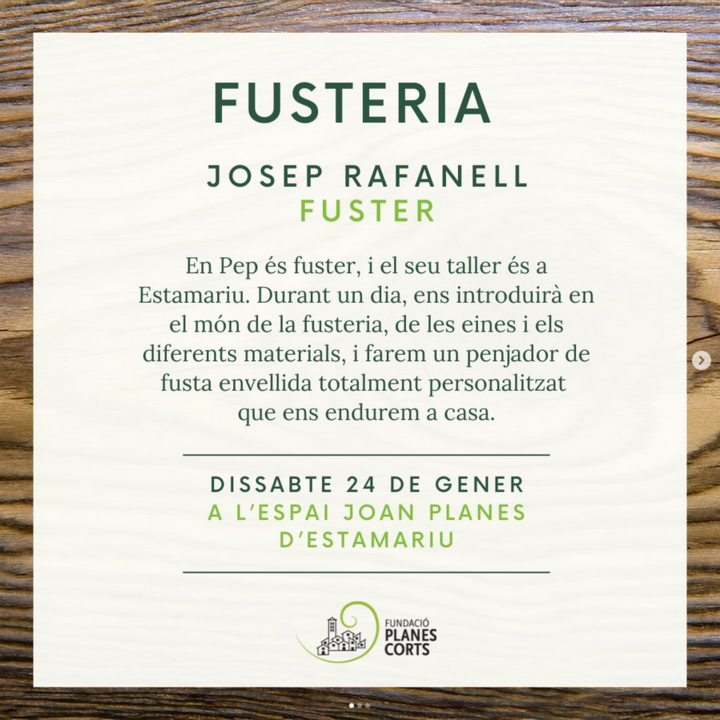 Fusteria planes Corts