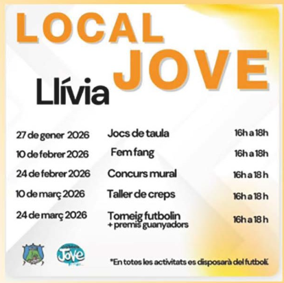 Local Jove Ll&iacute;via febrer 2026