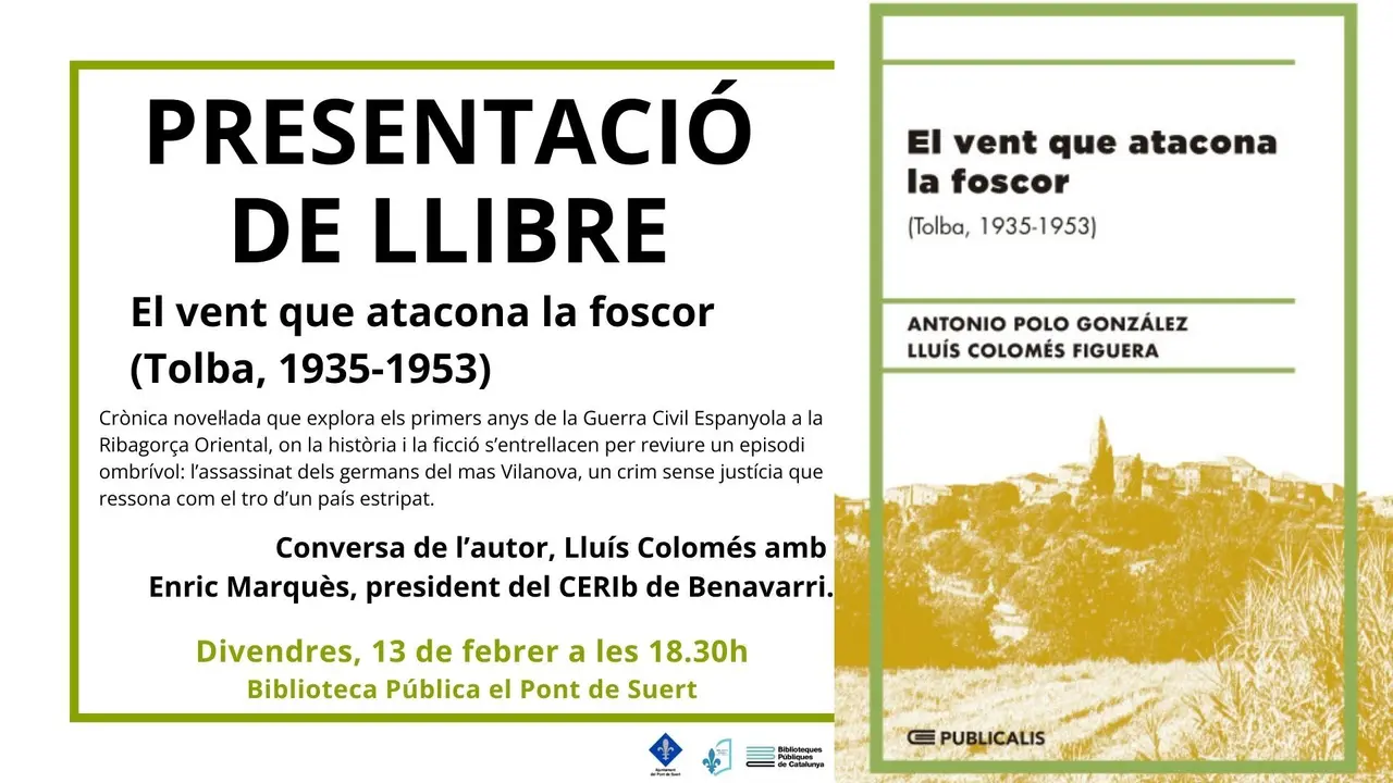 Presentaci&oacute; llibre , vent atacona foscor