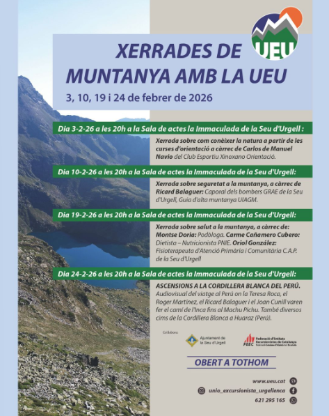 Xerrades de muntanya amb la UEU