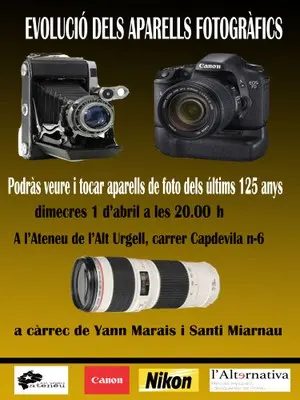 Evoluci&oacute; aparells fotografics