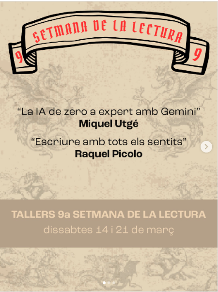 9a setmana de l alectura esterri d'&agrave;neu