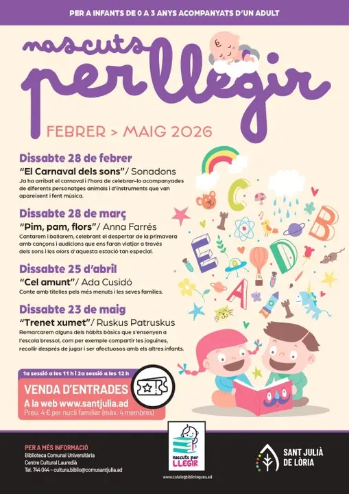 Nsacuts per llegir Sant Juli&agrave; de L&ograve;ria