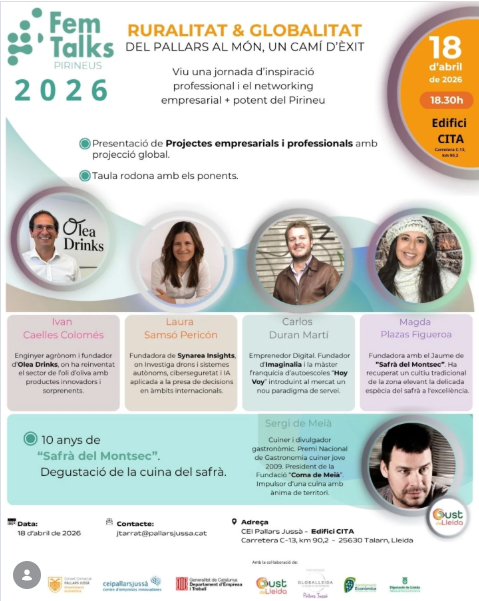 Fem Talks Pirineus 2026 - Ruralitat i Globalitat- Juss&agrave;- Talarn
