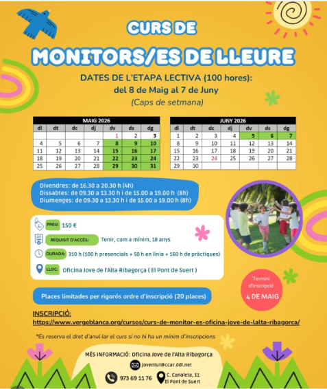 Curs Monitors de Lleure Ribagor&ccedil;a