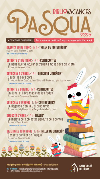 Bibliovacances Sant Juli&agrave; de L&ograve;ria