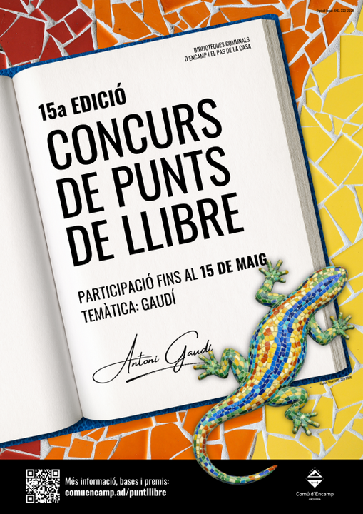 15a Edici&oacute; concurs de punts de llibre Encamp