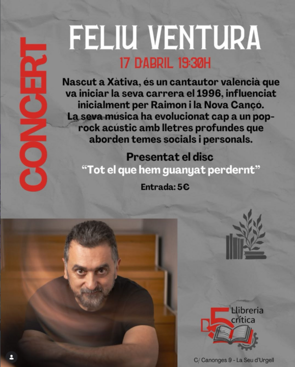 Concert Feliu Ventura - REfugi