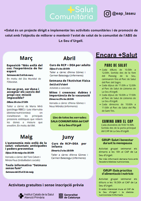 Salut Comunit&agrave;ria- xerrada Mites i creences