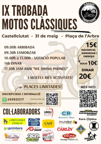 IX Trobada motos cl&agrave;ssiques