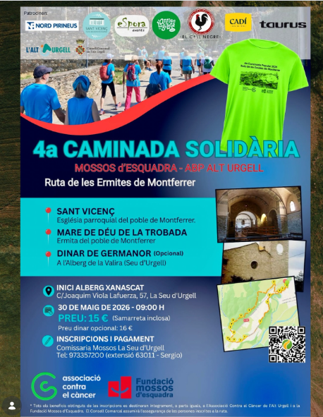 Caminada solidaria Mossos