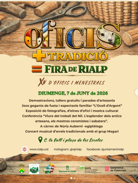 Fira de Rialp 2026 -Tradicions i oficis-