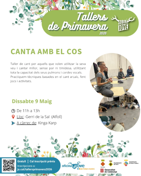 Taller Primavera Sobir&agrave; Jove