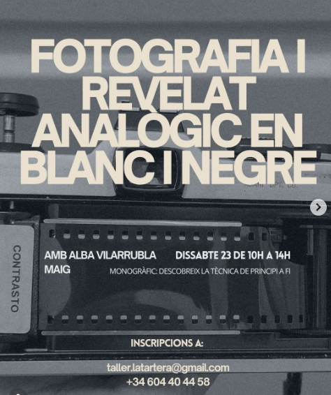 Fotografia i revelat Tartera