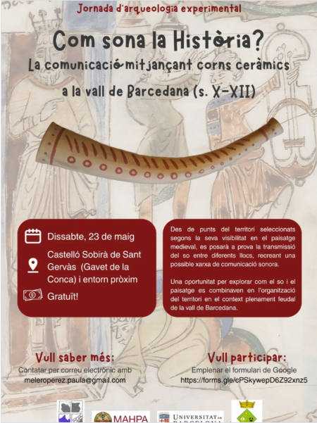 Jornada d'arqueologia - Com sona la Hist&ograve;ria