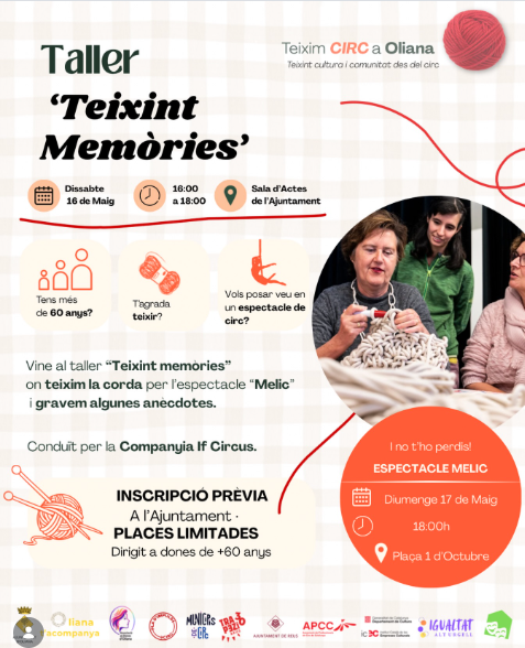 Taller Teixint mem&ograve;ries Oliana
