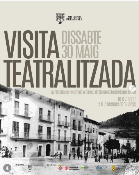 Milenari Peramola visita teatralitzada