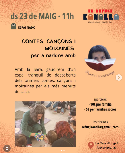 Contes, can&ccedil;ons i moixaines Kanalla Refugi