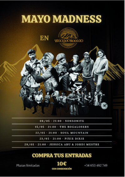 Conciertos Woolloomooloo - Mayo madness Vielha