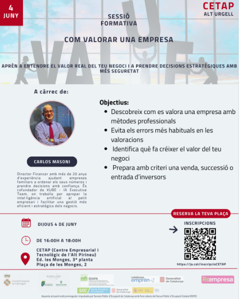 Com valorar una empresa CETAP