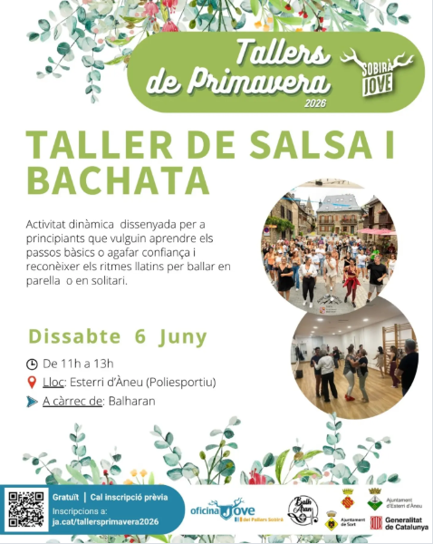 Taller Salsa i Bachata Sobir&agrave; Jove