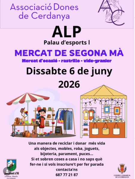 Mercat segona ma - Associaci&oacute; dones de la cerdanya