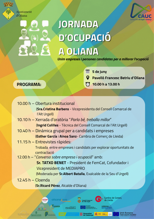 Programa Jornada Ocupaci&oacute; Oliana'26