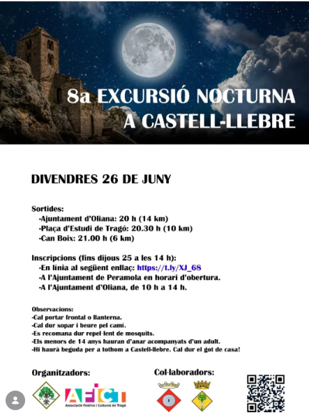 8a excursi&oacute; nocturna peramola