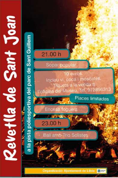 Revetlla Sant Joan Ll&iacute;via
