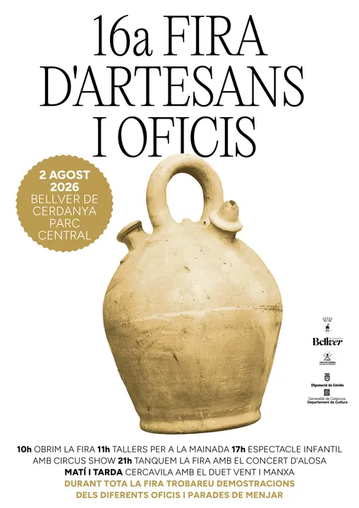 Cartell XVI Fira artesans i oficis_2026_Bellver_A4_3