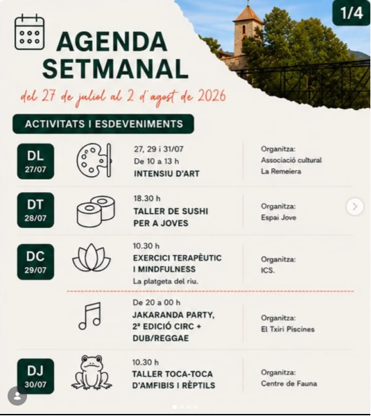 Agenda Pont de Suert