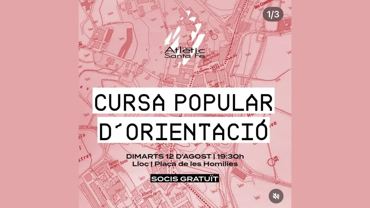 Cursa Popular orientacio Organyà