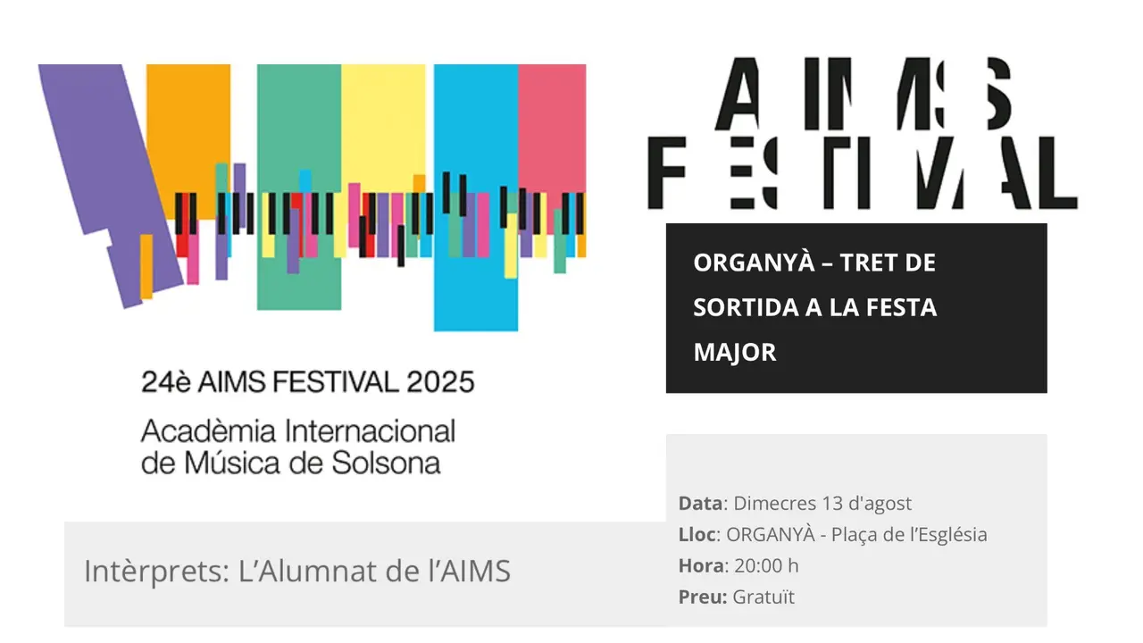 AIMS Festival 2025 Organyà