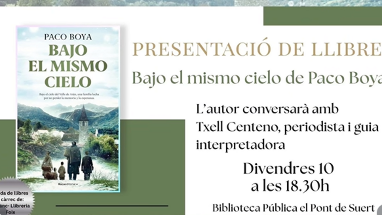 Bajo el mismo cielo Biblio Pont de Suert